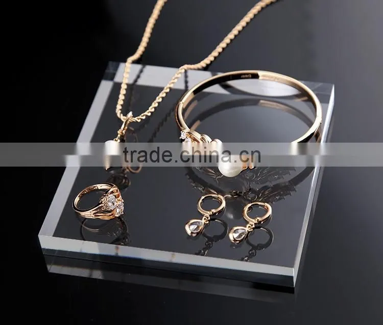 Clear Acrylic Plate Ring Display Stand