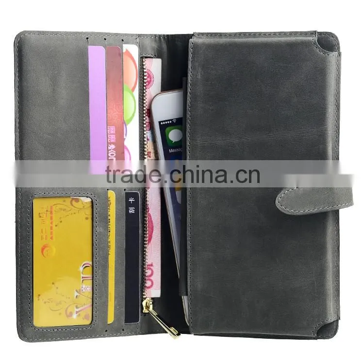 Universal genuine leather ladies wallet cases