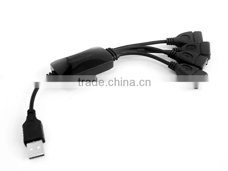 4 - Port Octopus USB 2.0 Hub and Extension Cable Bundle