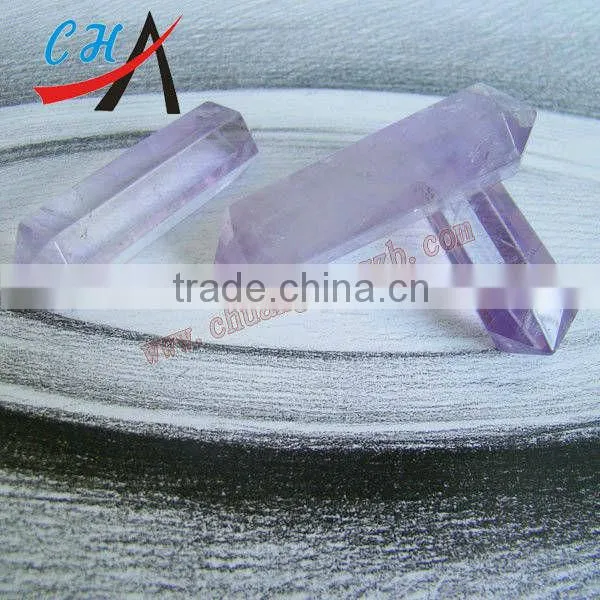 Natural purple amethyst crystal point for sale