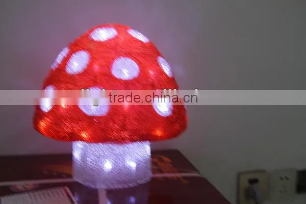 3D LED christmas acrylic mushroom motif light