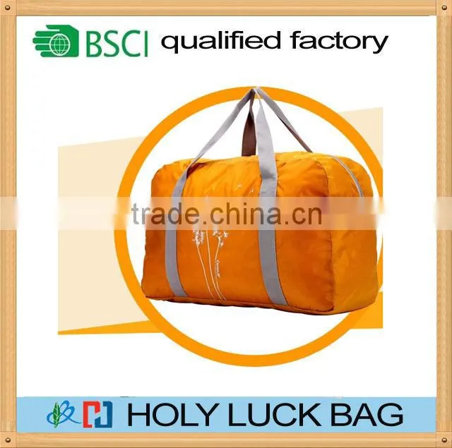 Easy carry cheap foldable travel tote luggage duffle bag