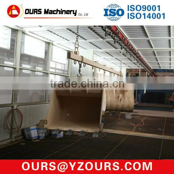 Professional furniture water curtain spray booth for metal pieces
