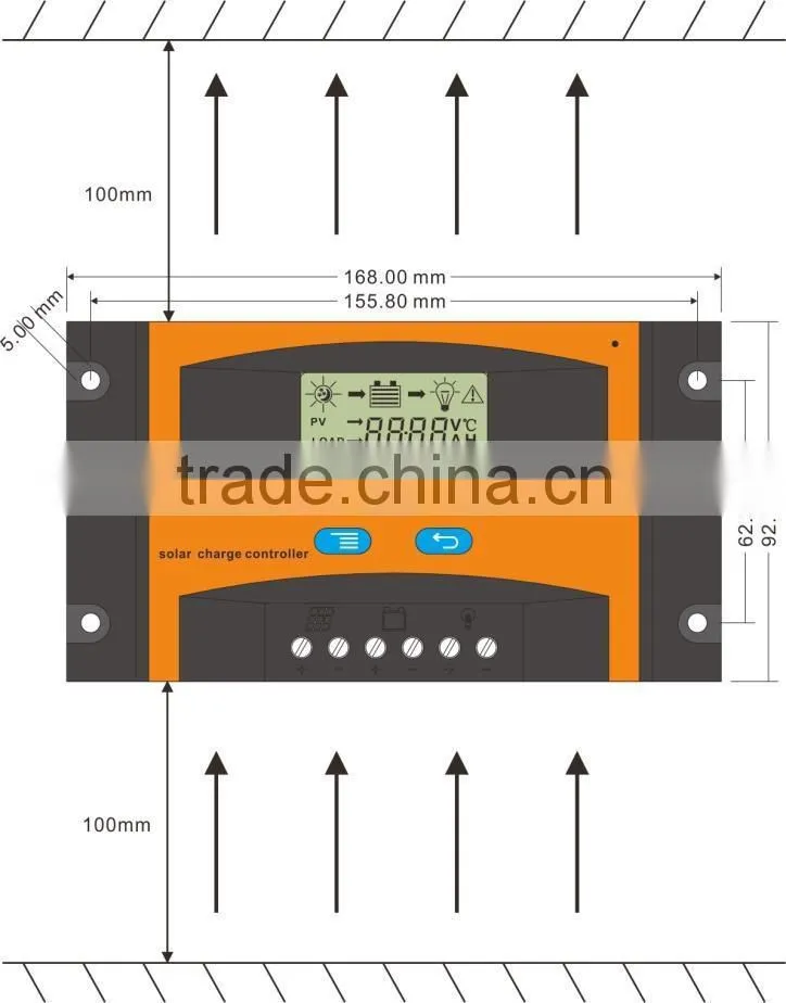 pwm solar charge controller for off-grid solar system