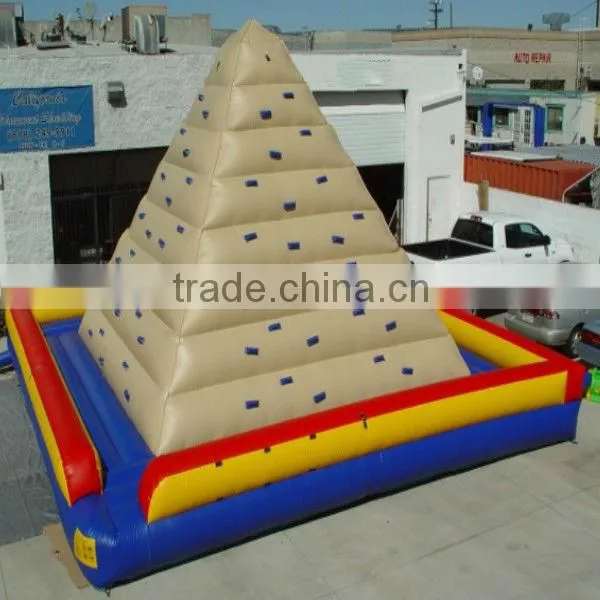 park use inflatable climing wall