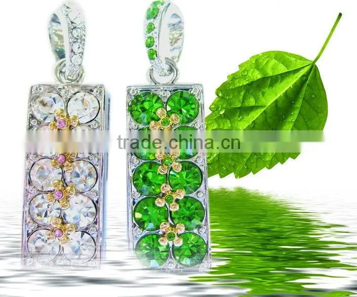 Colorful Jewellery USB with Keychain For Promotion