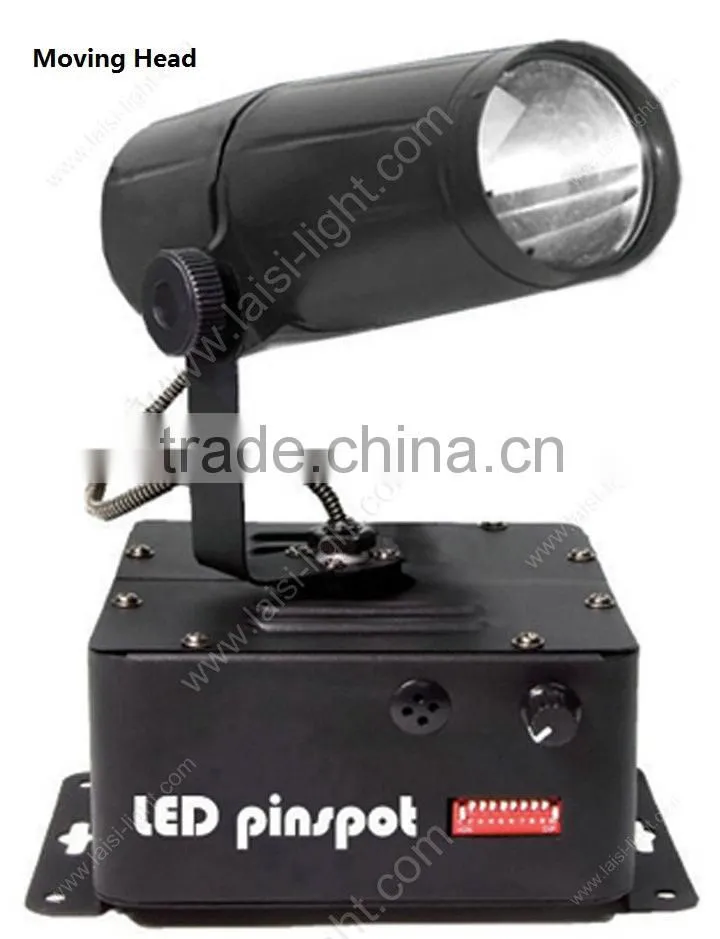 Small Spot lights 3W led pinspot light led rain stage light