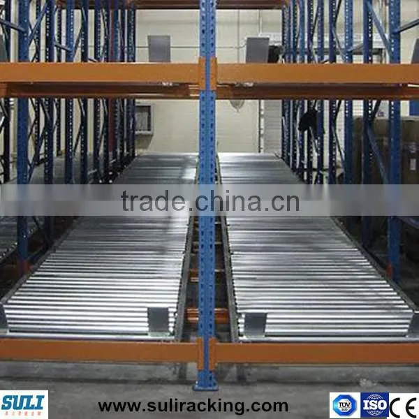 Economical lean pipe FIFO flow rack