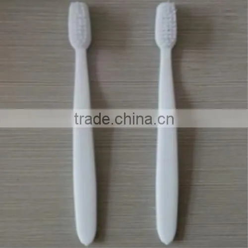 disposable toothbrush with small toothpaste