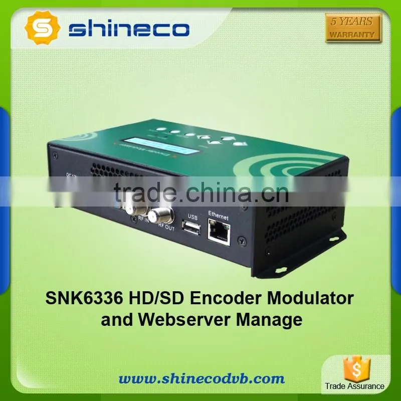 Alibaba China DVB-S/S2 DVB-T Transmodulator with USB Port