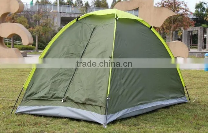single layer camping tent for 1 person