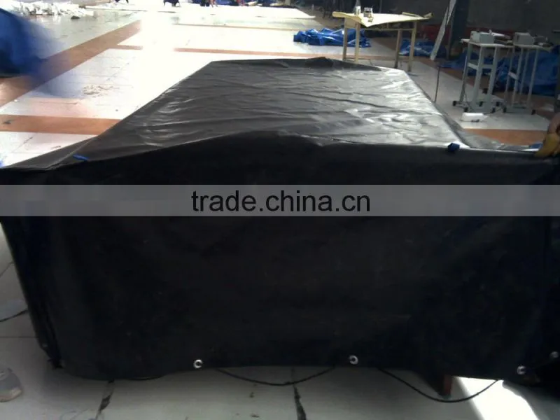 Reusable waterproof open cargo trailer cover