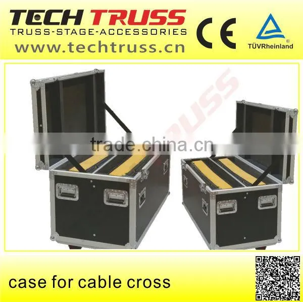 PU 2-channel floor popular promotion cable cross for entertainment show