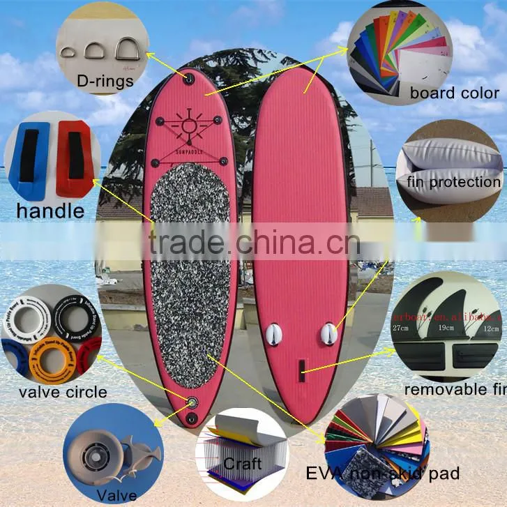 New design wholesale price inflatable sup paddlesurf board