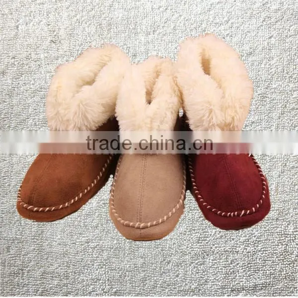 New Mens Microsuede Snugg Furry Slippers mens Ankle Boots
