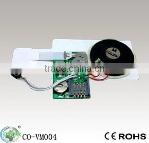 Chip Programmable sound modules for greeting cards and sound box
