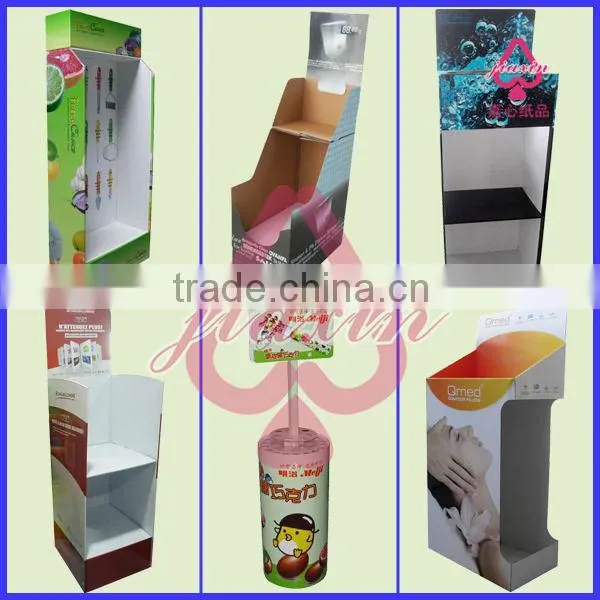 Folding Cosmetic PDQ Display Box, Counter Display Stand tray