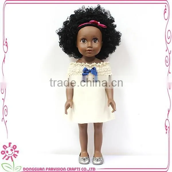 Baby twins black girl dolls Design lovely dolls 18 inch Girl Black Girl
