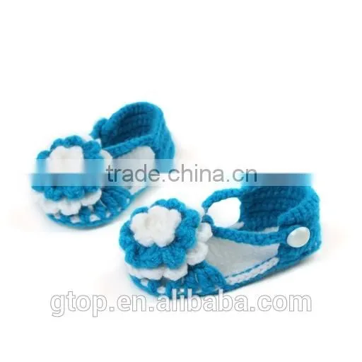 Wholesale Baby Handmade Crochet Shoes Supplier for 1-10 months old S-0027
