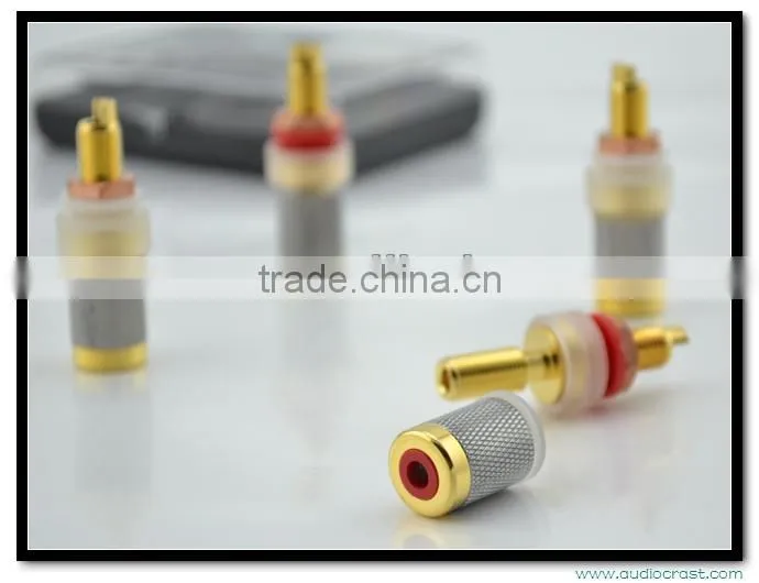 Audiocrast AB-303(G) High End Gold Plated Binding Post speaker connector Power Amplifier Connector
