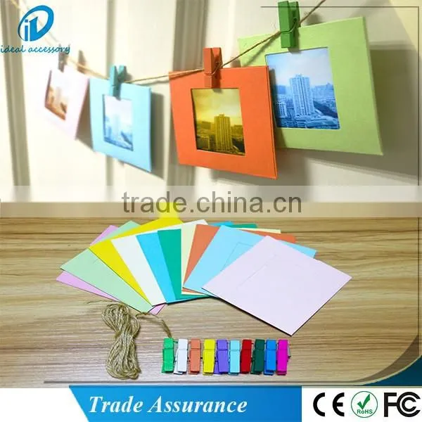 10 Frame + Clip Hanging Polaroid Film Album Fujifilm Instax Mini8/70/7s/25/50/90/sp-1