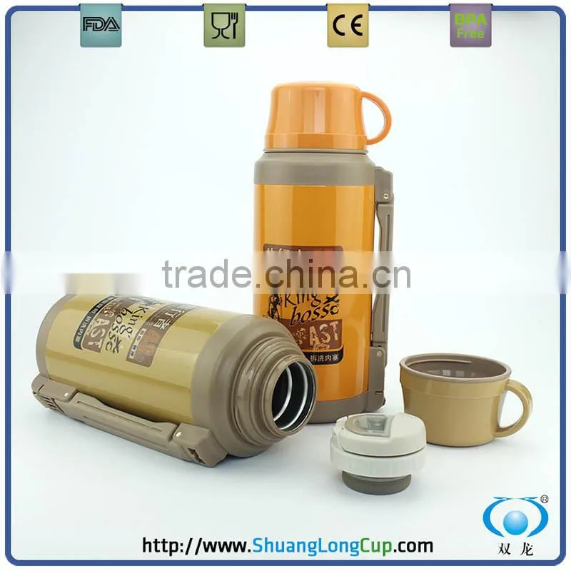 2 L Stainless Bottle Thermos Bottle with Twisted-on Cup
