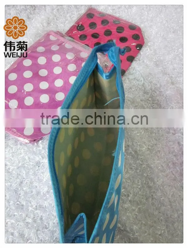 Red Polyester Net Pencil Case
