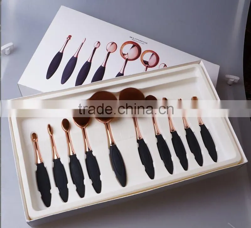 World best selling products rose gold mermaid makeup brushes make your own brand