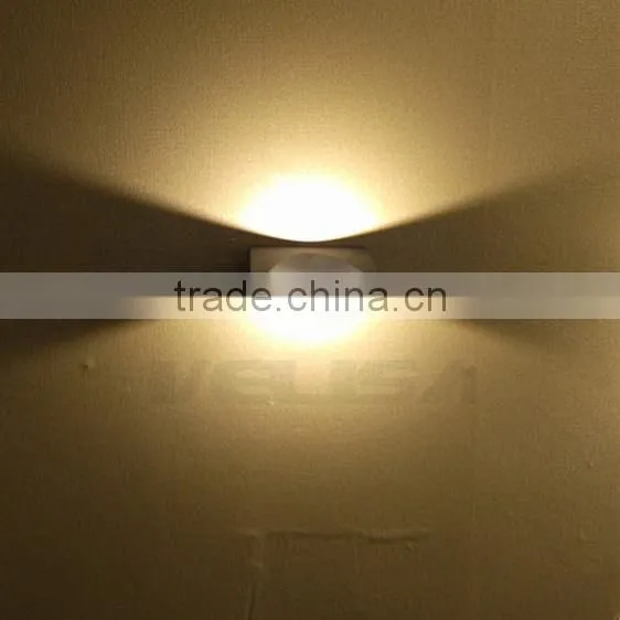Alibaba express in china 6W LED Wall Light Lamp Warm White AC 100-240V Modern Bedroom