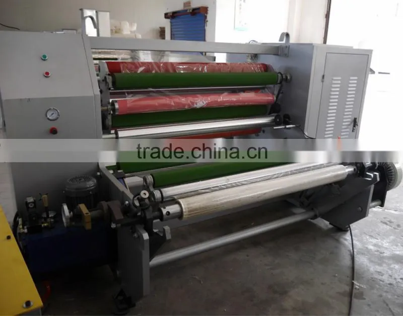 Turret Exchange Transparent BOPP Tape Rewinding Machine