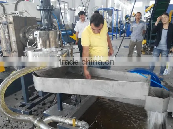 high effect plastic film pelletizing plant for sale