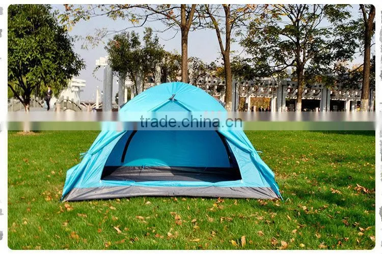 Camping Tents 210T Polyester Travel Double Tents Aluminum Pole Tents