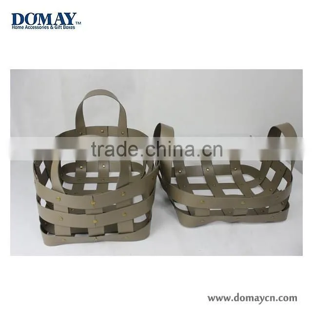 2015 hot sale fashion leather hamper wholesale