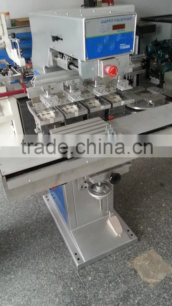 4 color safety helmet pad printing machine