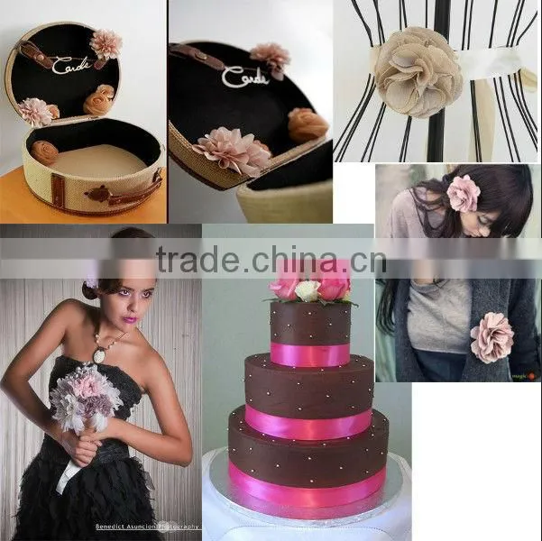 2013 flower clip, artificial flower hair clip, fashion style