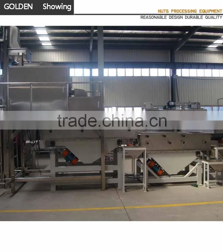 Nut Processing Machines Peanut Roasting Chopping Processing Line