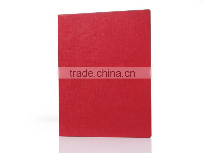 A4 leather conference folder leather bound folder custom folder