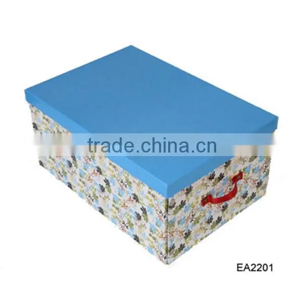 Custom logo and design cardboard box with handle