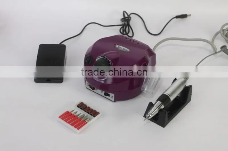 Professional Nails Salon Manicure Red electric nail drill File Machine 30000 rpm