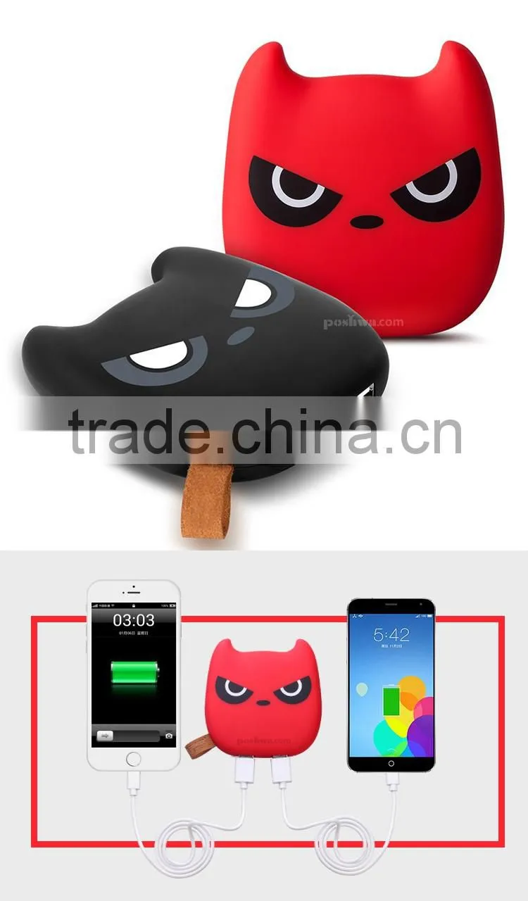 For starbucks power bank charger 7types of cute cartoons power bank smart 2.1-1-0.5 output
