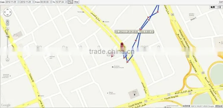 GPS304B Real time Quad band Google maps link Motorcycle GPS tracker