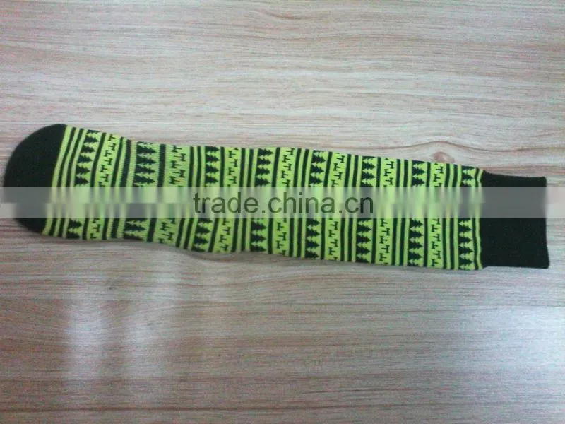 Jacquard 100 Cotton High Quality Soft Green Tree Tube In-stocking Women/Mens Socks