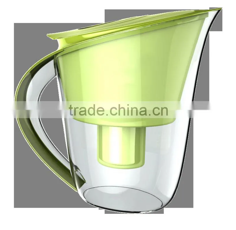 New design low negative ORP portable alkaline water filter pitcher water jug