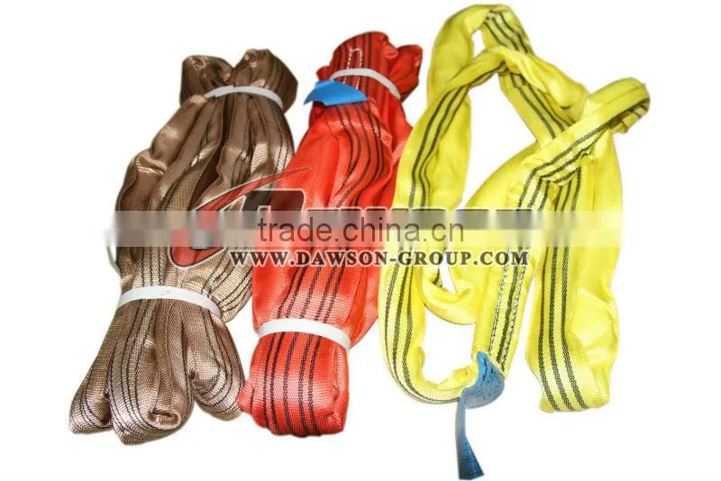 EN1492-2 Chinese 8T Crane Round Lifting Slings manufacture