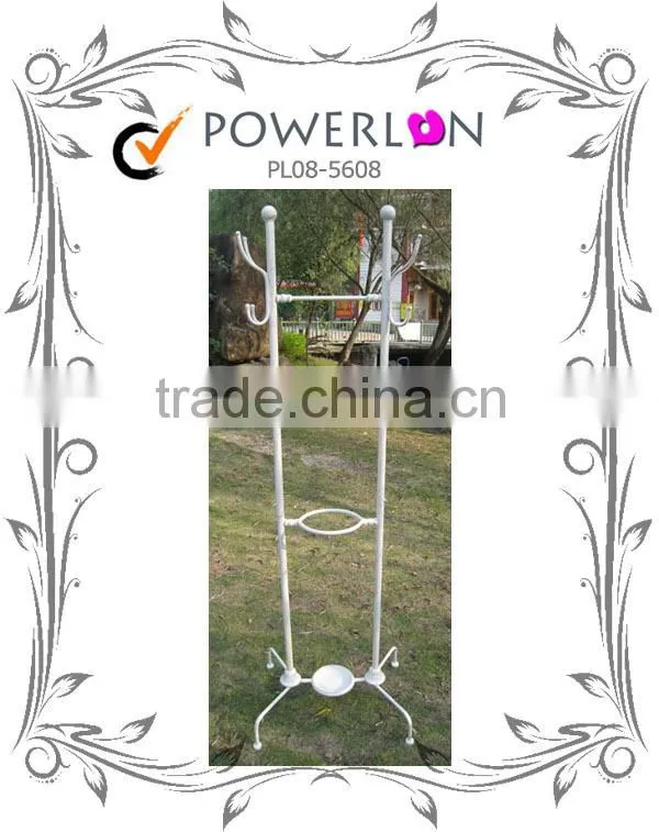 Wholesale New Design Antique Standing Wrough Iron Coat Rack Garden Ornament For Indoor Home I28M TS05 G00 X00 PL08-5608