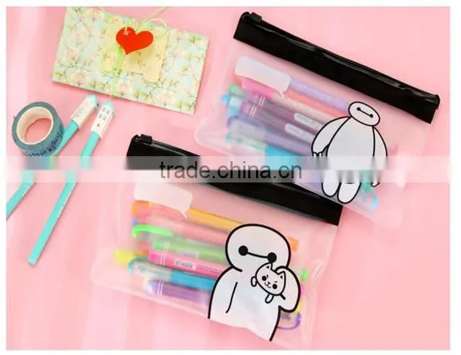 High Quality printing PVC Zipper Pencil Case