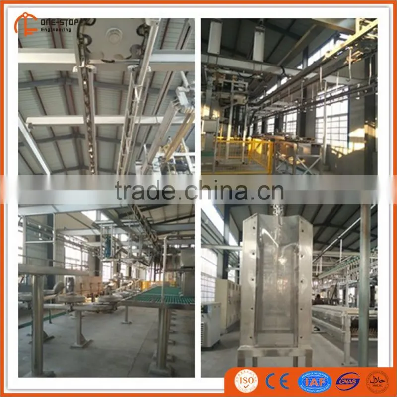 500 cattle slaughter line equipment with good layout design