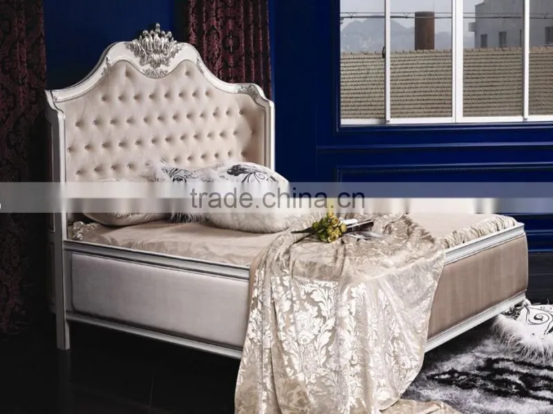 New Classical American type bedroom set Bed Bedside table Wardrobe Dressing table Commode