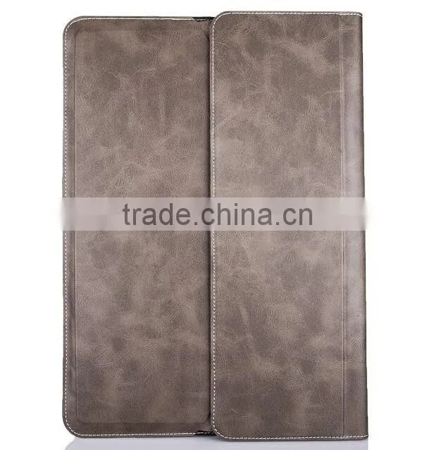 Flexible synthetic PU leather case for ipad, synthetic leather case
