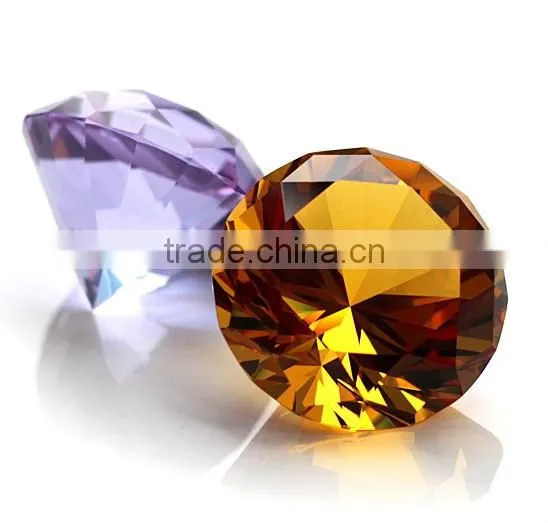 Custom clear blank large crystal diamond wholesale
